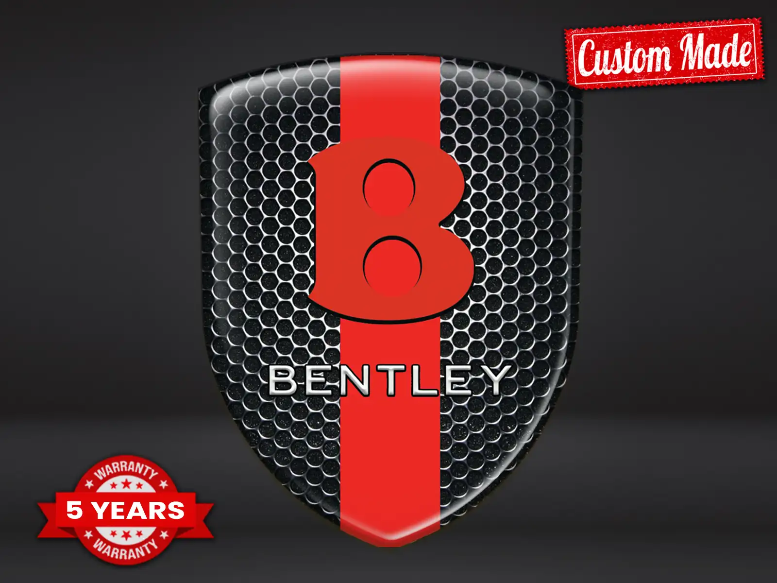 Bentley Resina Calcomanía Edición Exclusiva Pegatinas Cúpula